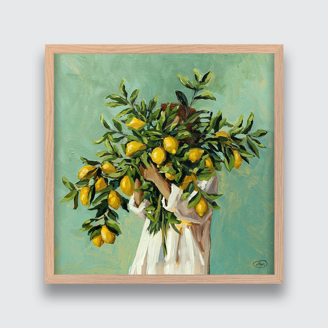 Lemon Art Print by Abbey Merson