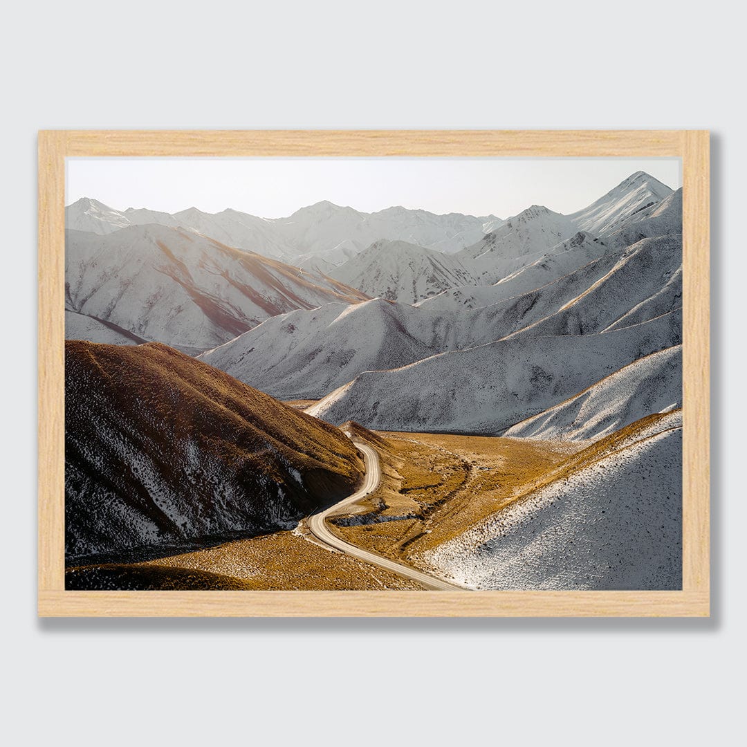 Lindis Pass Winter Light Photographic Print by Emma Willetts