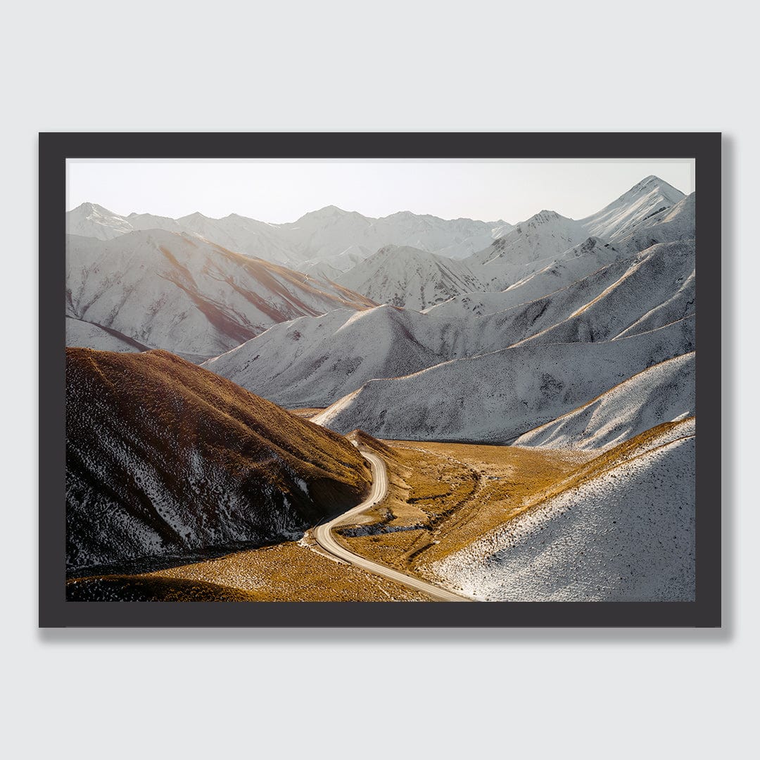 Lindis Pass Winter Light Photographic Print by Emma Willetts