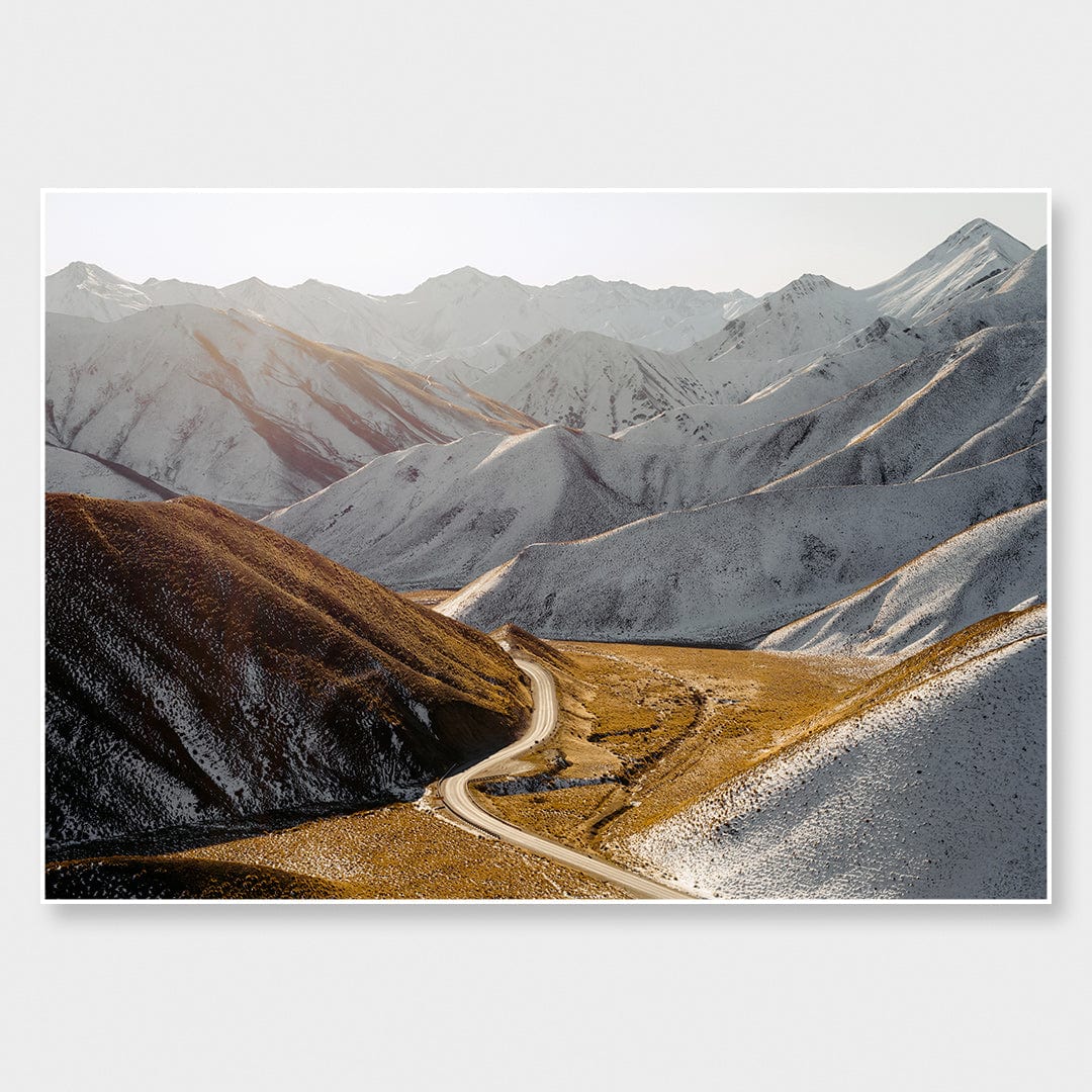 Lindis Pass Winter Light Photographic Print by Emma Willetts