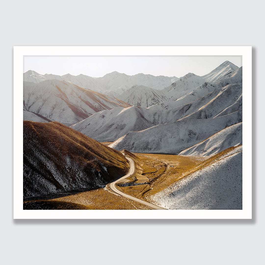 Lindis Pass Winter Light Photographic Print by Emma Willetts