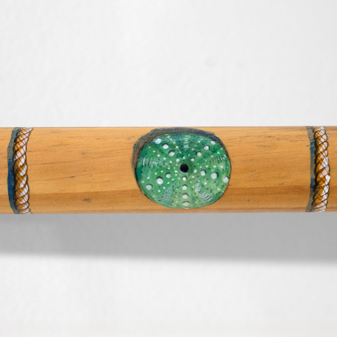 Little Blue Dinghy Original Oar by Justine Hawksworth