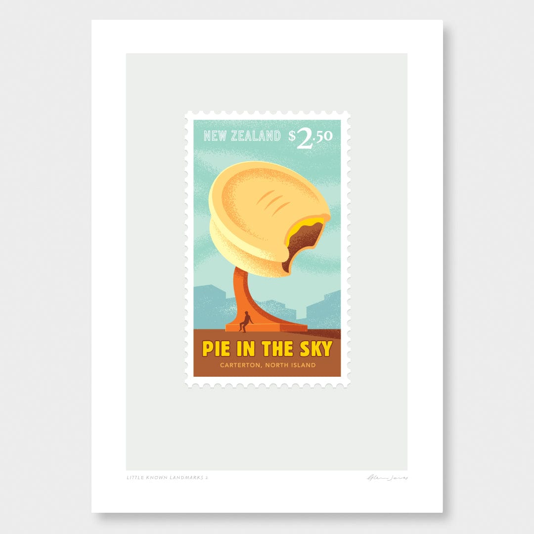 Little Known Landmark 2 Art Print by Glenn Jones