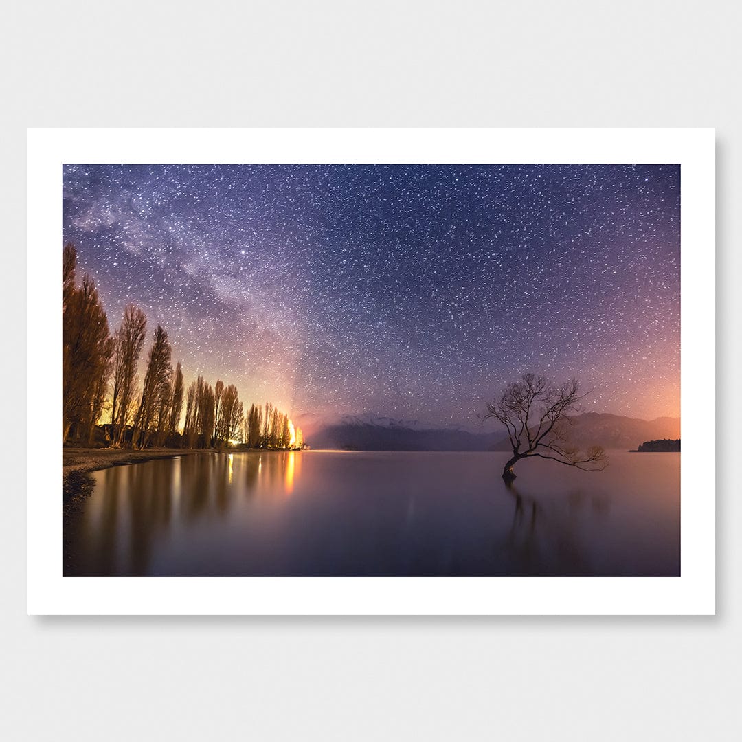 Lonely Tree – Wanaka Photographic Print by Mike Mackinven