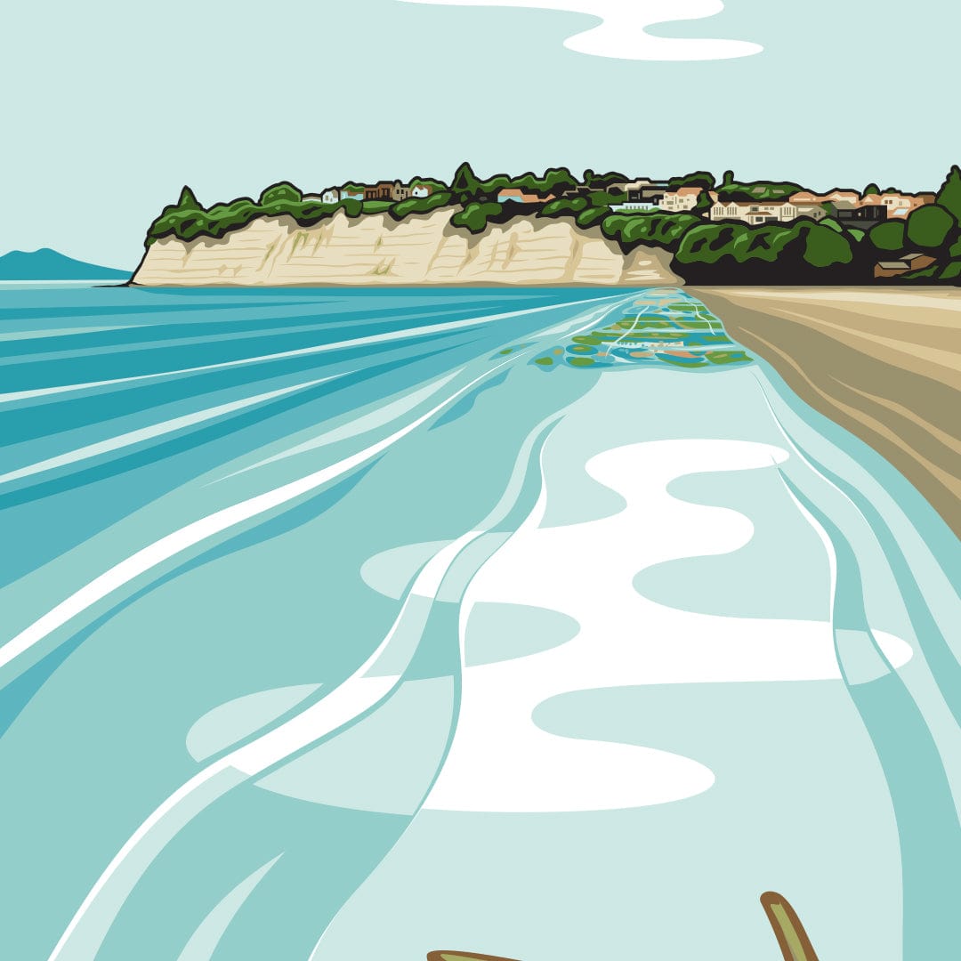 Long Bay Art Print by Glenn Jones