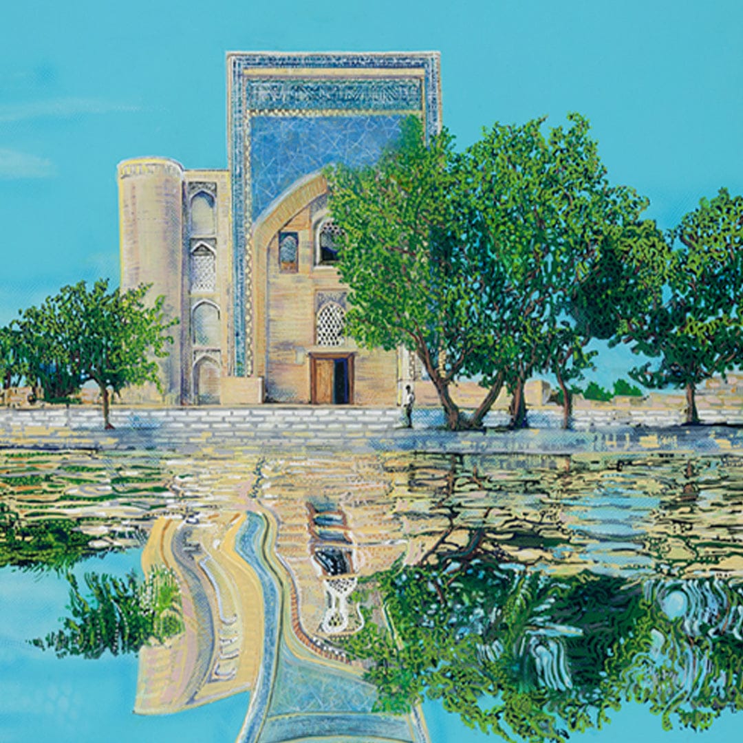 Lyab i Hauz Art Print by Jamie Larnach Art Print