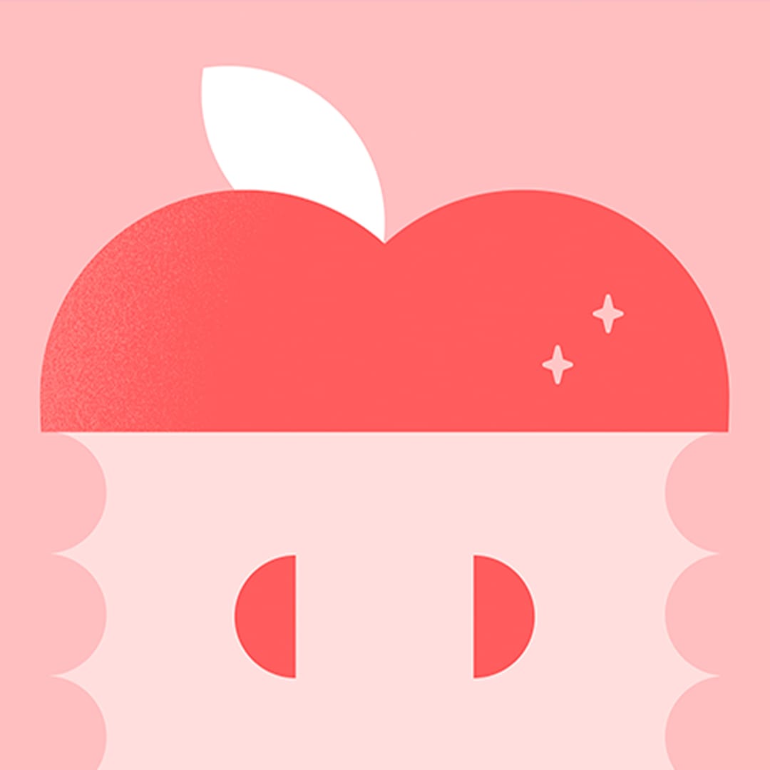 Magic Apple Art Print by Beth Xia