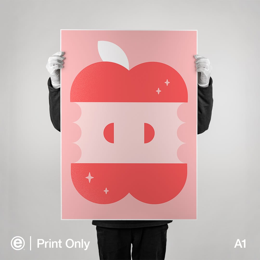 Magic Apple Art Print by Beth Xia