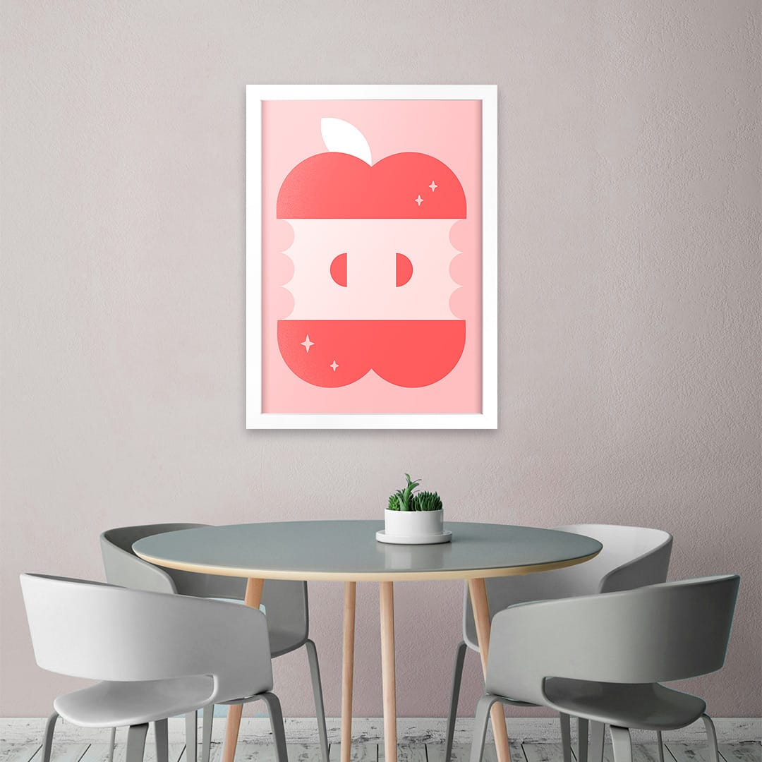 Magic Apple Art Print by Beth Xia