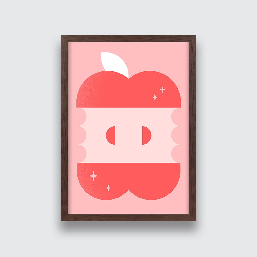 Magic Apple Art Print by Beth Xia