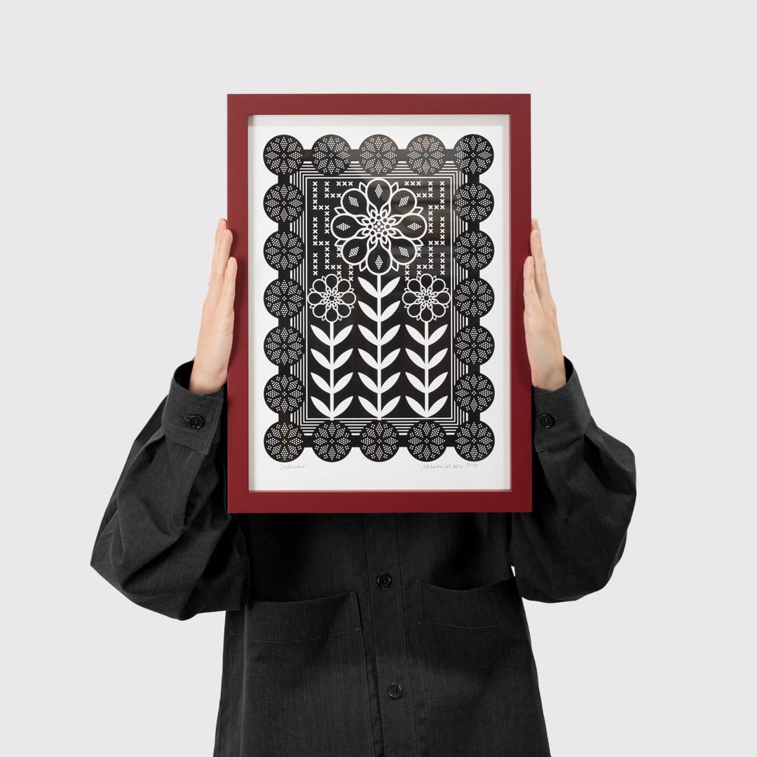 Mānuka by Artist Manawa Tapu (Tristan Marler) - Custom Framed Limited Edition Art Print