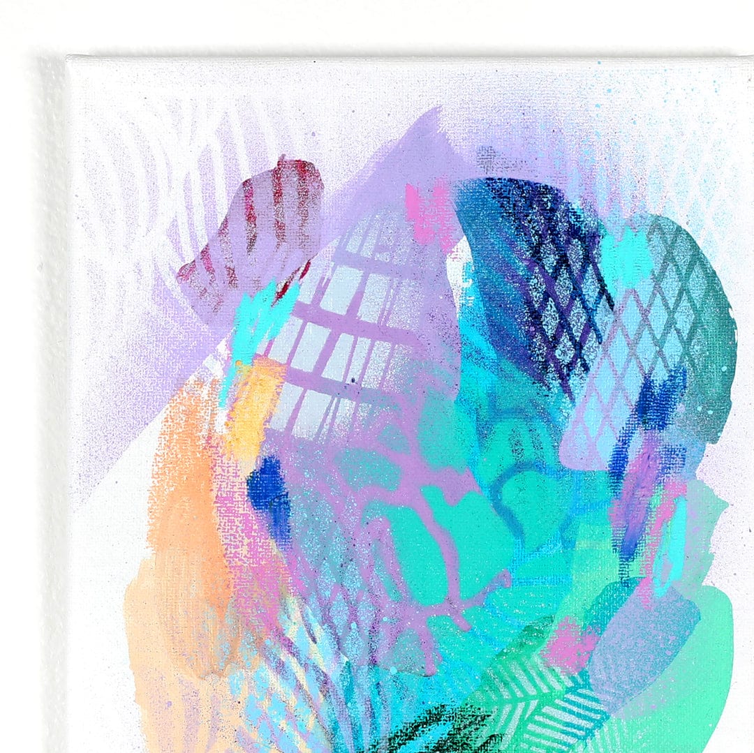 Masquerading Original Painting by Lucie Blaze
