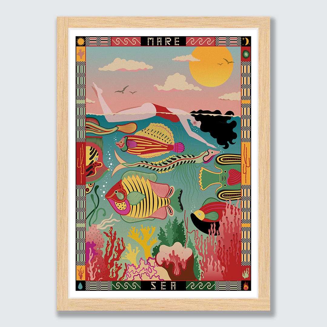 Mediterranea Art Print by Francesca Melis