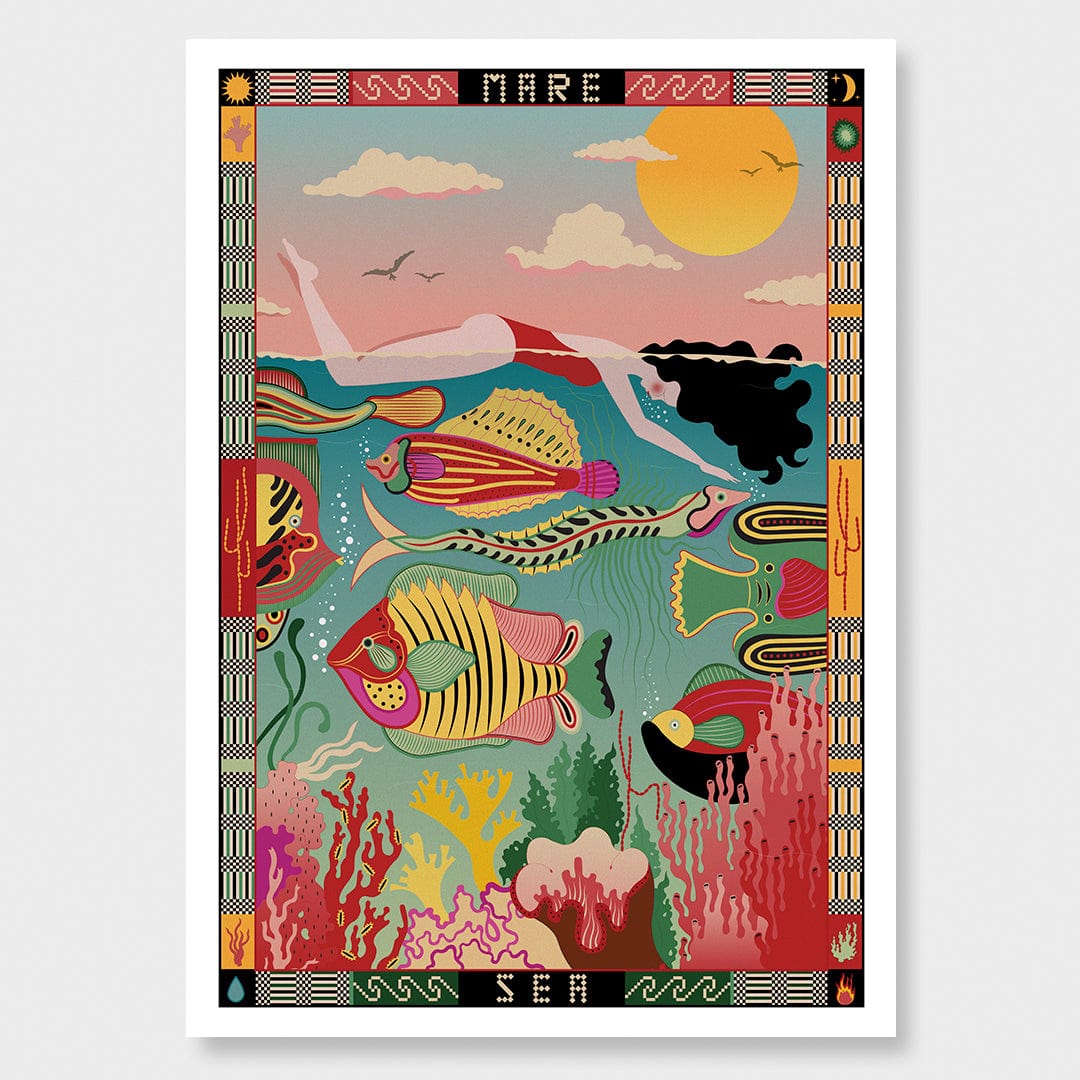 Mediterranea Art Print by Francesca Melis