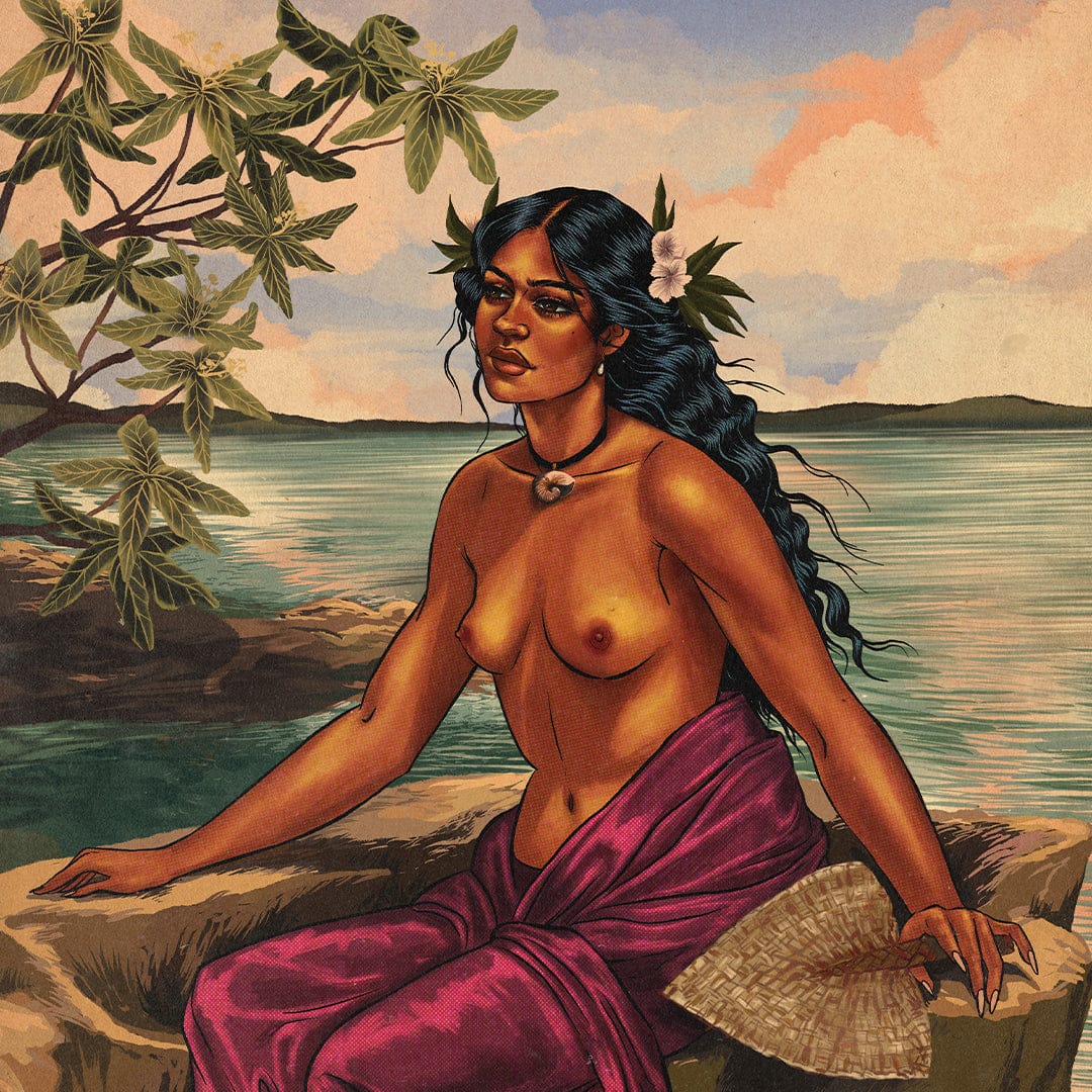 Melenau Art Print by Luca Tu'avao Walton