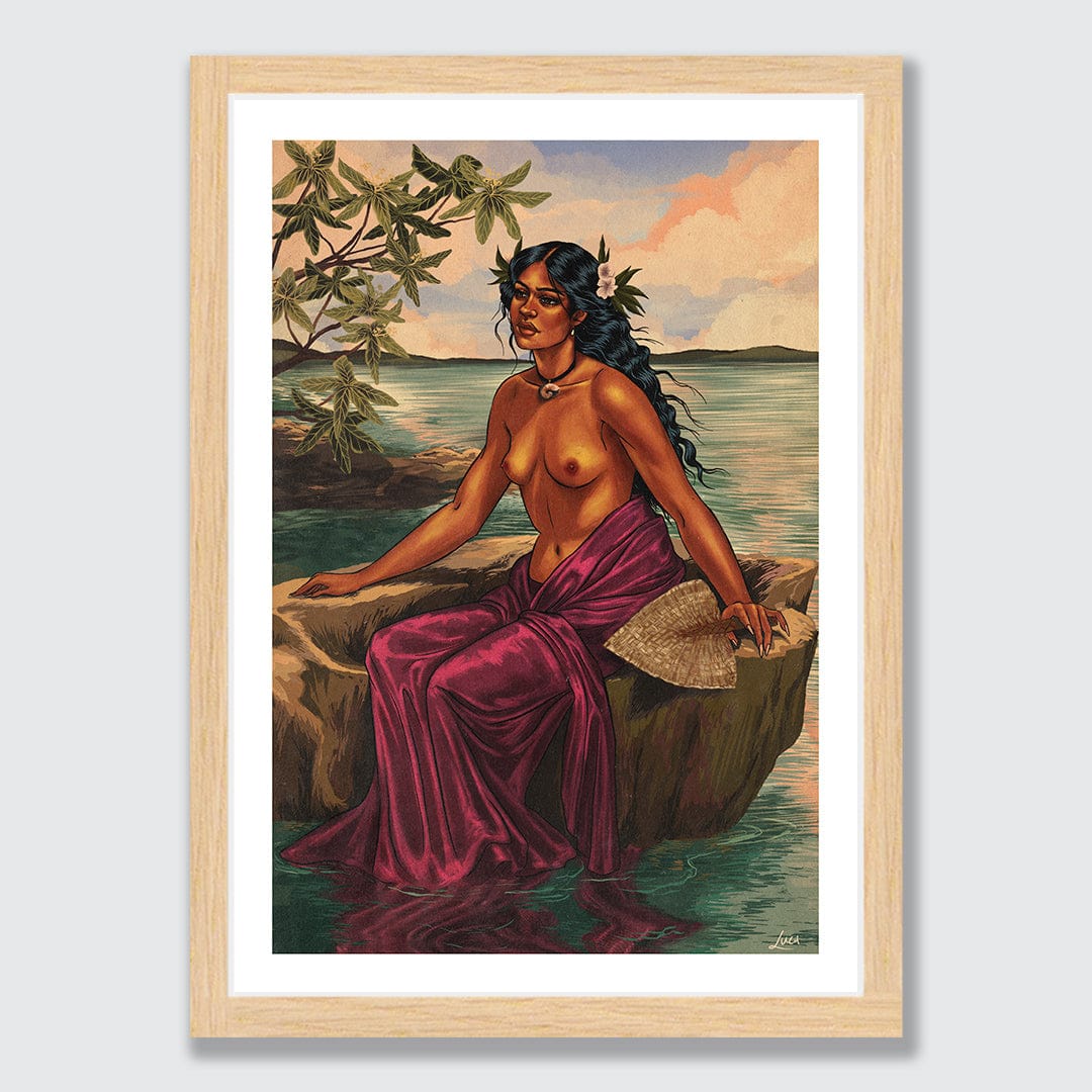 Melenau Art Print by Luca Tu'avao Walton