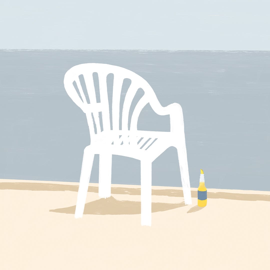 Monobloc Chair Art Print by Home Time