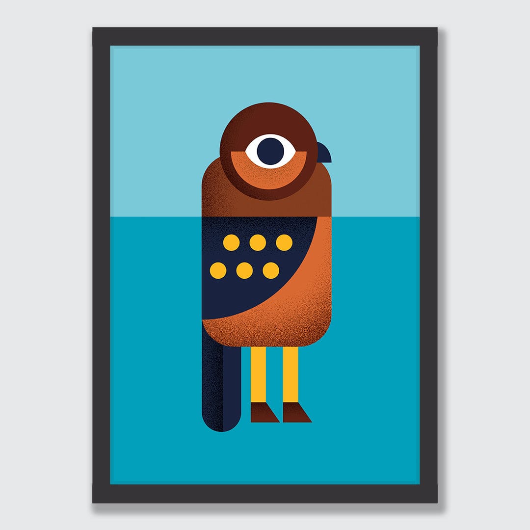 Morepork Art Print by Beth Xia