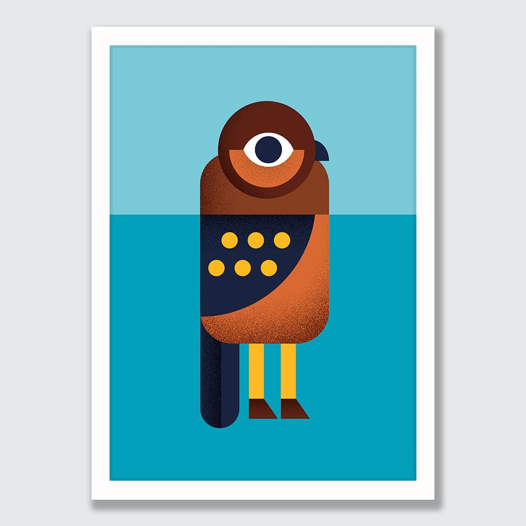 Morepork Art Print by Beth Xia