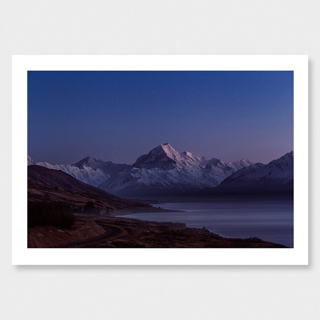 Morning Glow - Mount Cook Photographic Print by Mike Mackinven