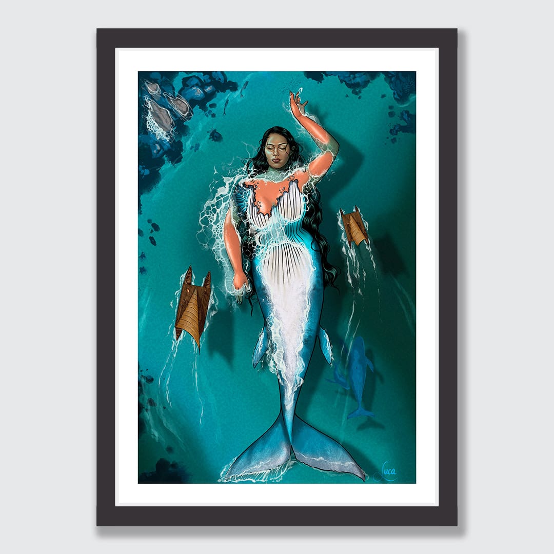 Mother of tofua’a Art Print by Luca Tu'avao Walton