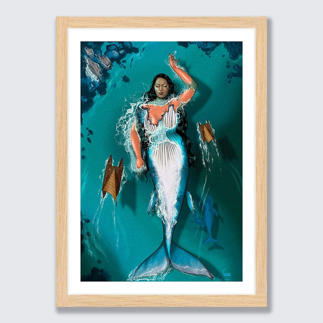 Mother of tofua’a Art Print by Luca Tu'avao Walton