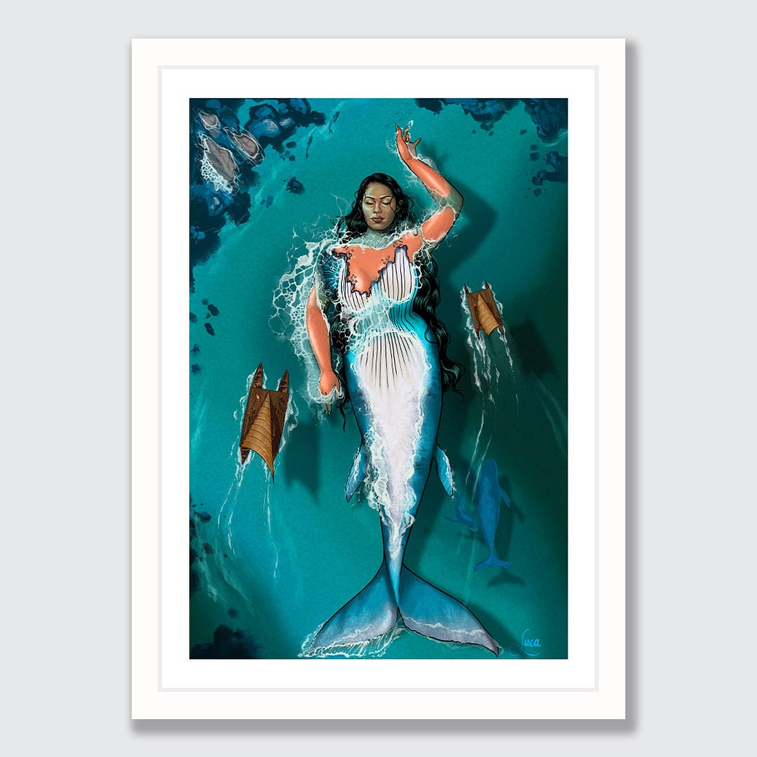 Mother of tofua’a Art Print by Luca Tu'avao Walton