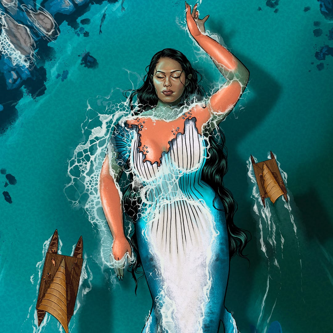 Mother of tofua’a Art Print by Luca Tu'avao Walton
