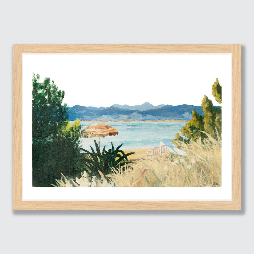 Motueka Coastal Walk Art Print by Grace Wilkinson
