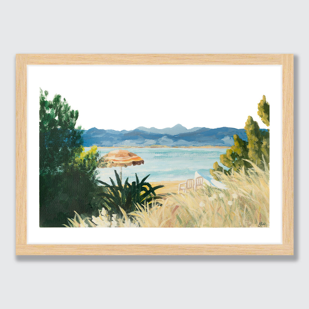 Motueka Coastal Walk Art Print by Grace Wilkinson