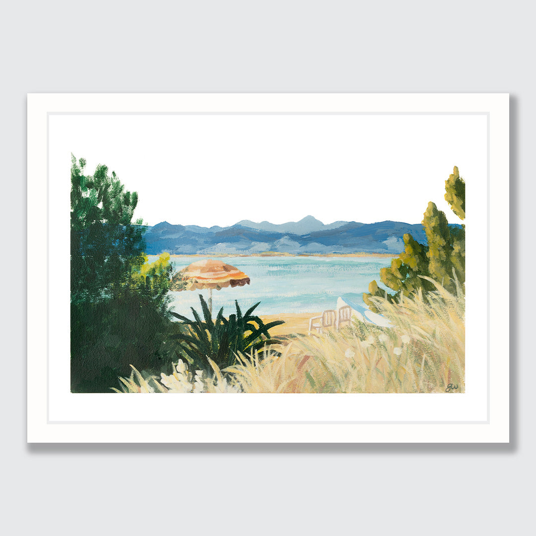 Motueka Coastal Walk Art Print by Grace Wilkinson