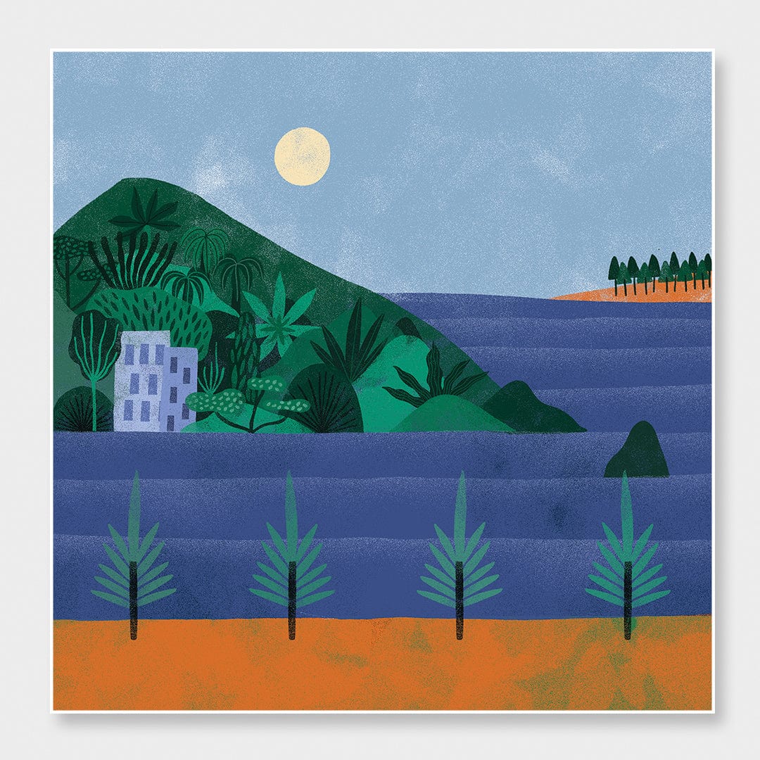 Mount Maunganui Art Print by Agustina Shuan