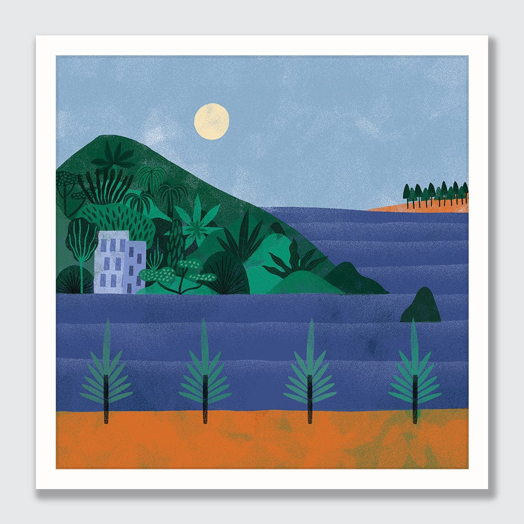 Mount Maunganui Art Print by Agustina Shuan