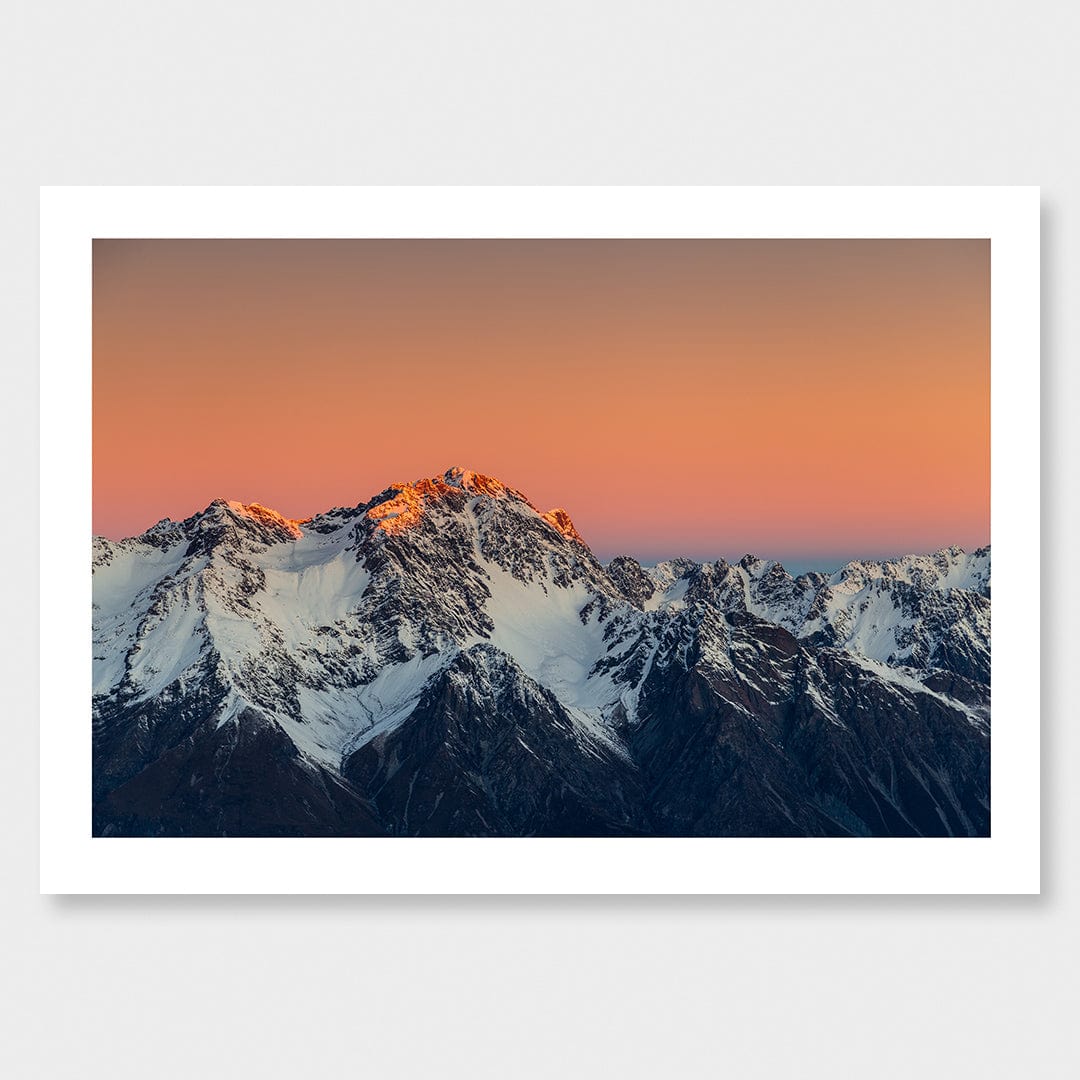 Mountain Glow - Aoraki Mount Cook National Park Photographic Print by Mike Mackinven