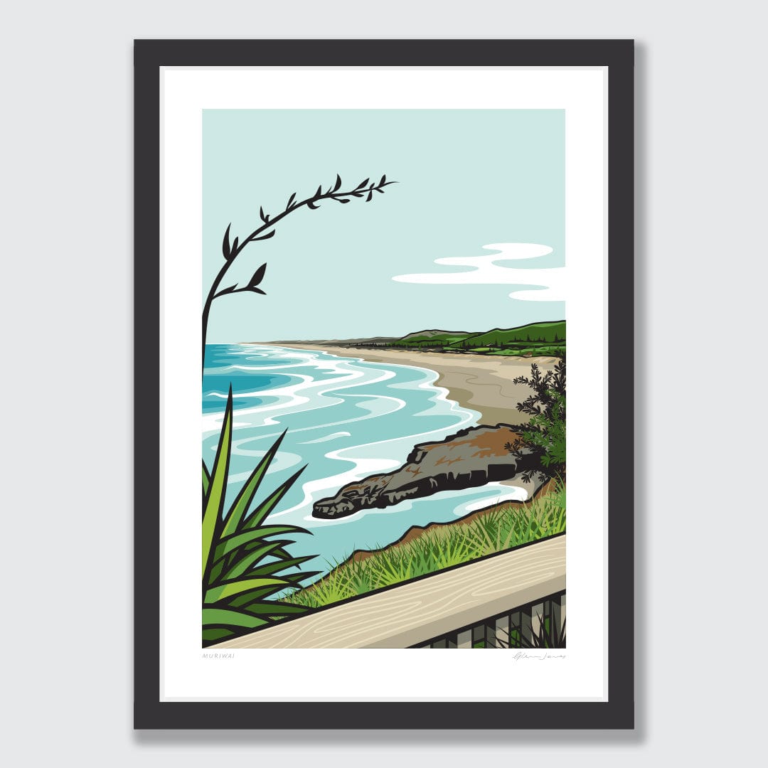 Muriwai Art Print by Glenn Jones