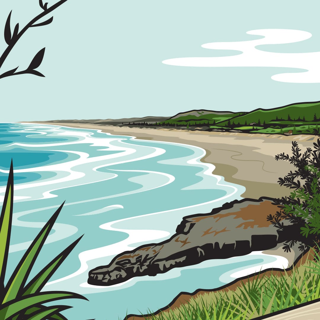 Muriwai Art Print by Glenn Jones