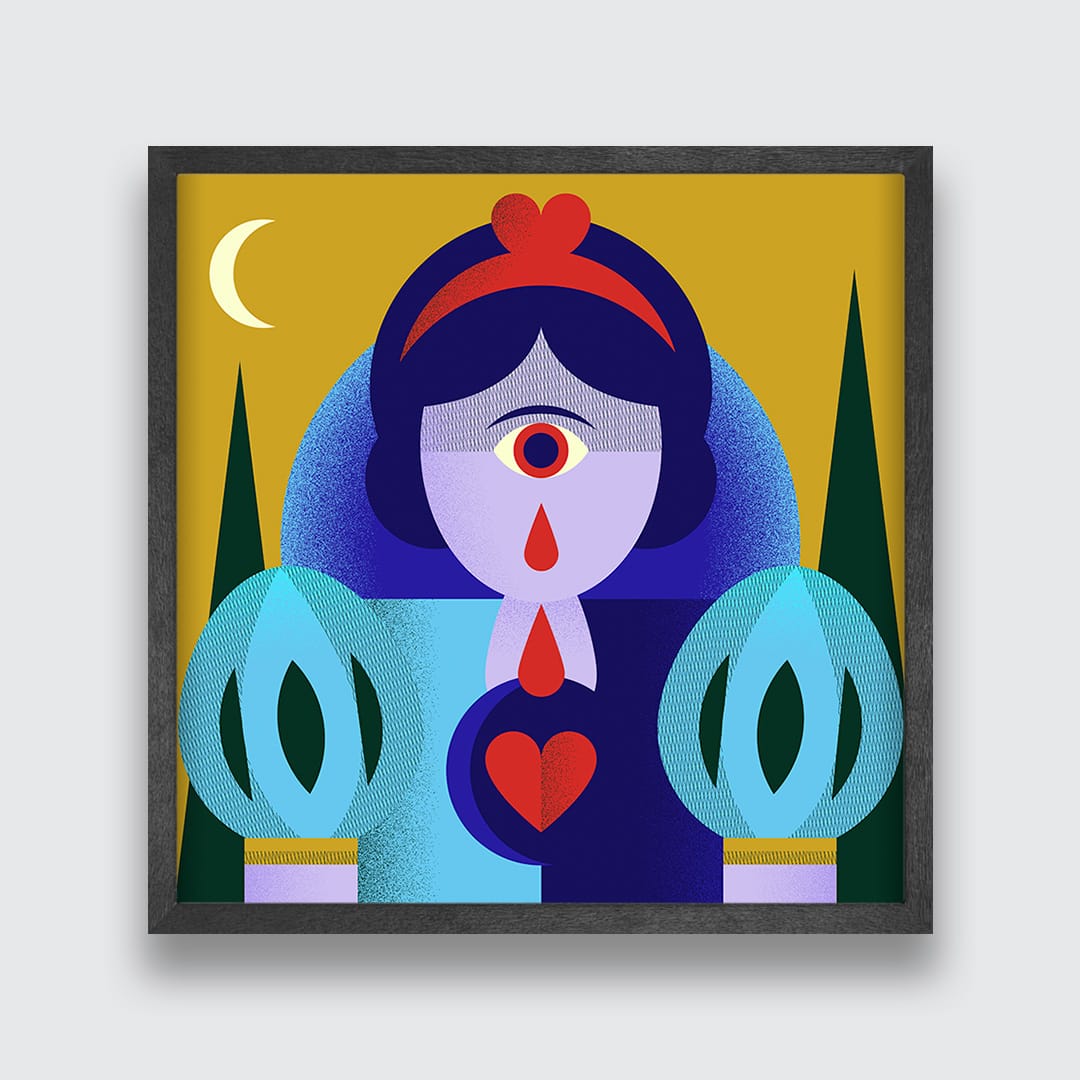 My Heart Is Taken By The Queen Art Print by Beth Xia