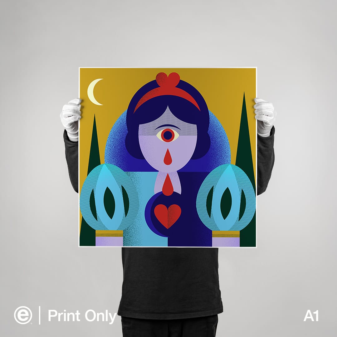 My Heart Is Taken By The Queen Art Print by Beth Xia