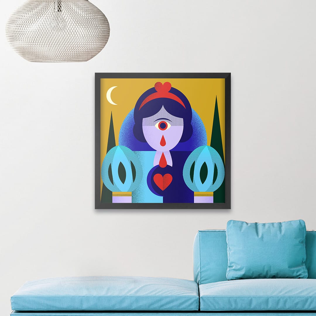 My Heart Is Taken By The Queen Art Print by Beth Xia