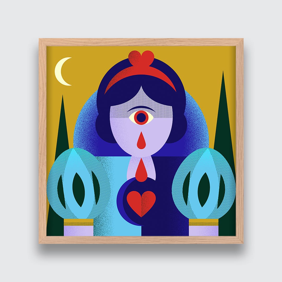 My Heart Is Taken By The Queen Art Print by Beth Xia