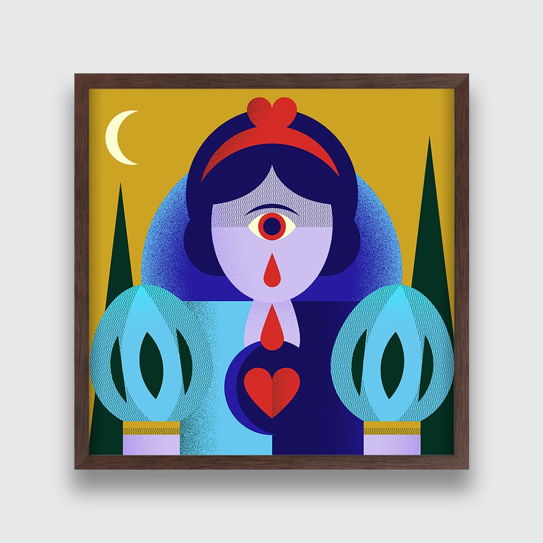 My Heart Is Taken By The Queen Art Print by Beth Xia