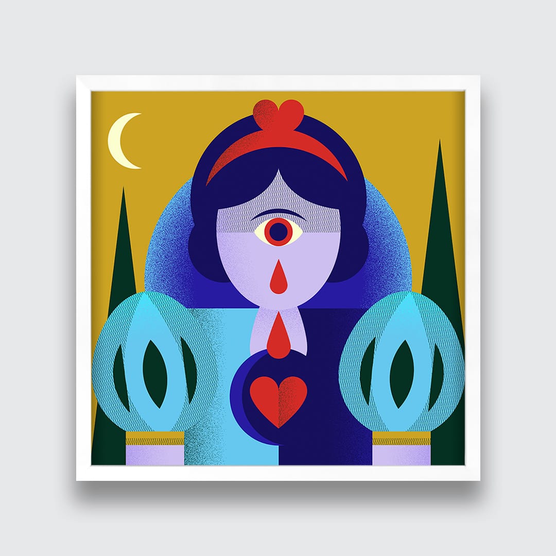 My Heart Is Taken By The Queen Art Print by Beth Xia