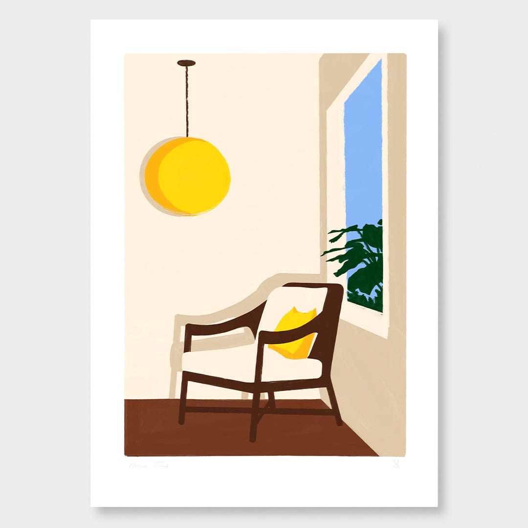 My Favourite Chair Art Print by Home Time