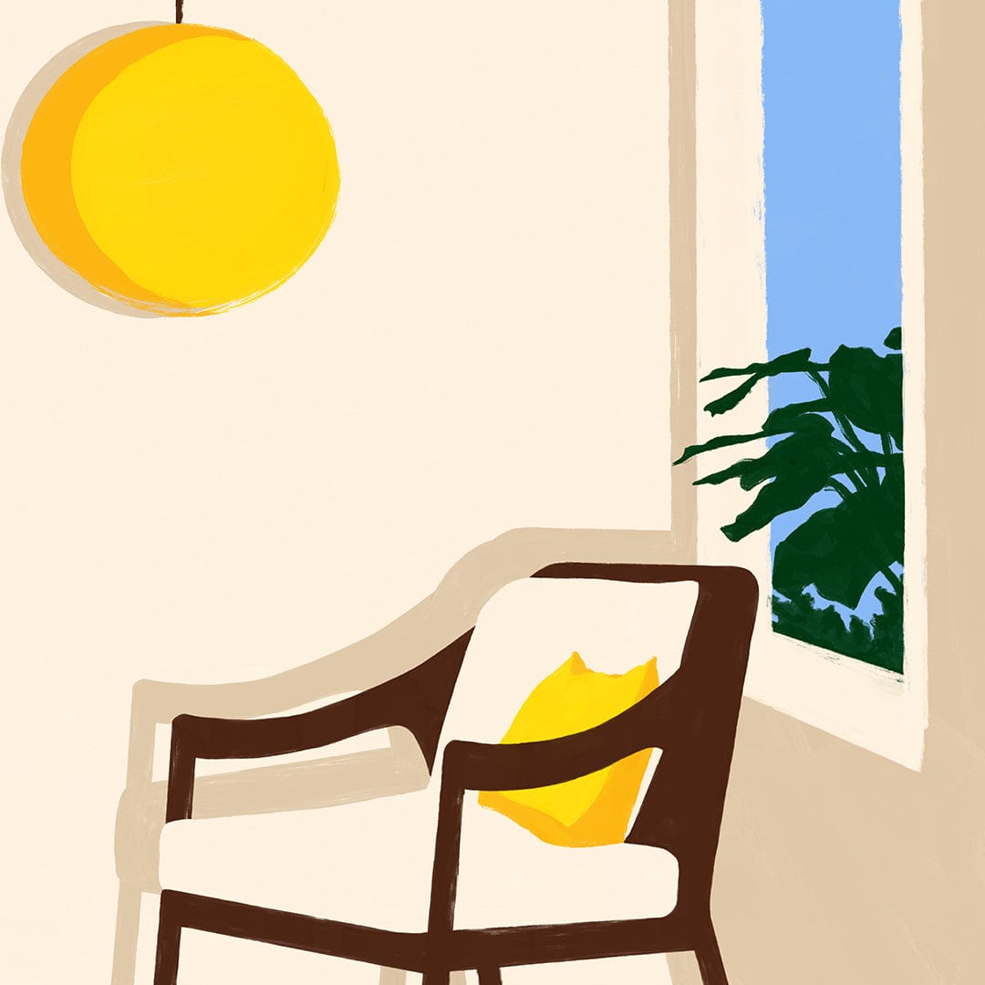 My Favourite Chair Art Print by Home Time