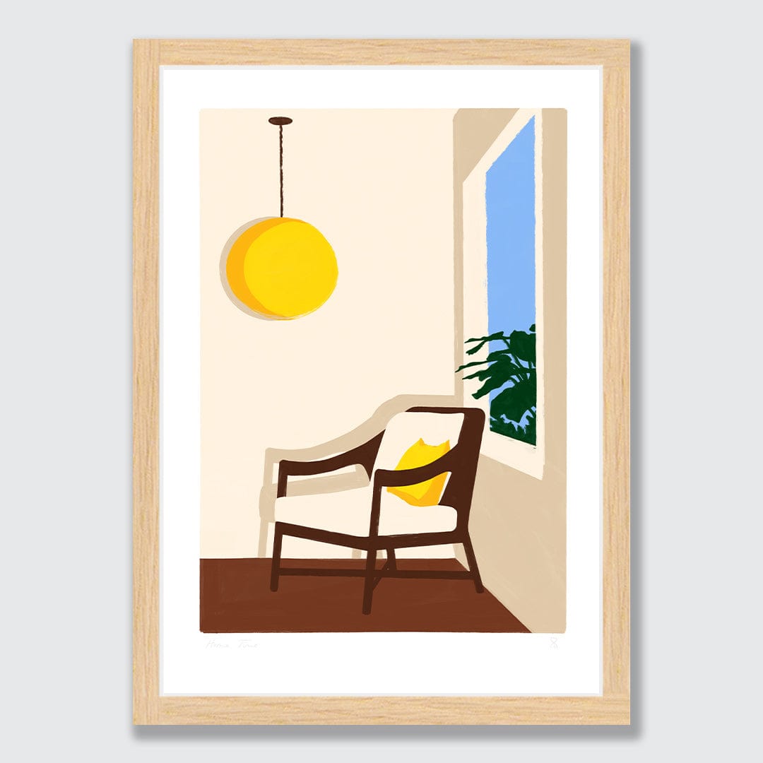 My Favourite Chair Art Print by Home Time