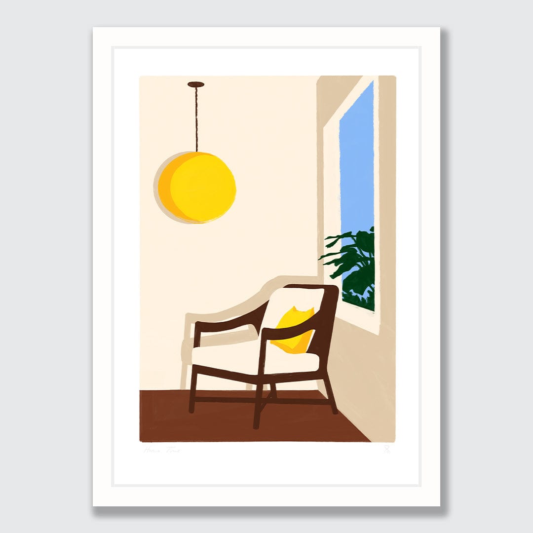 My Favourite Chair Art Print by Home Time