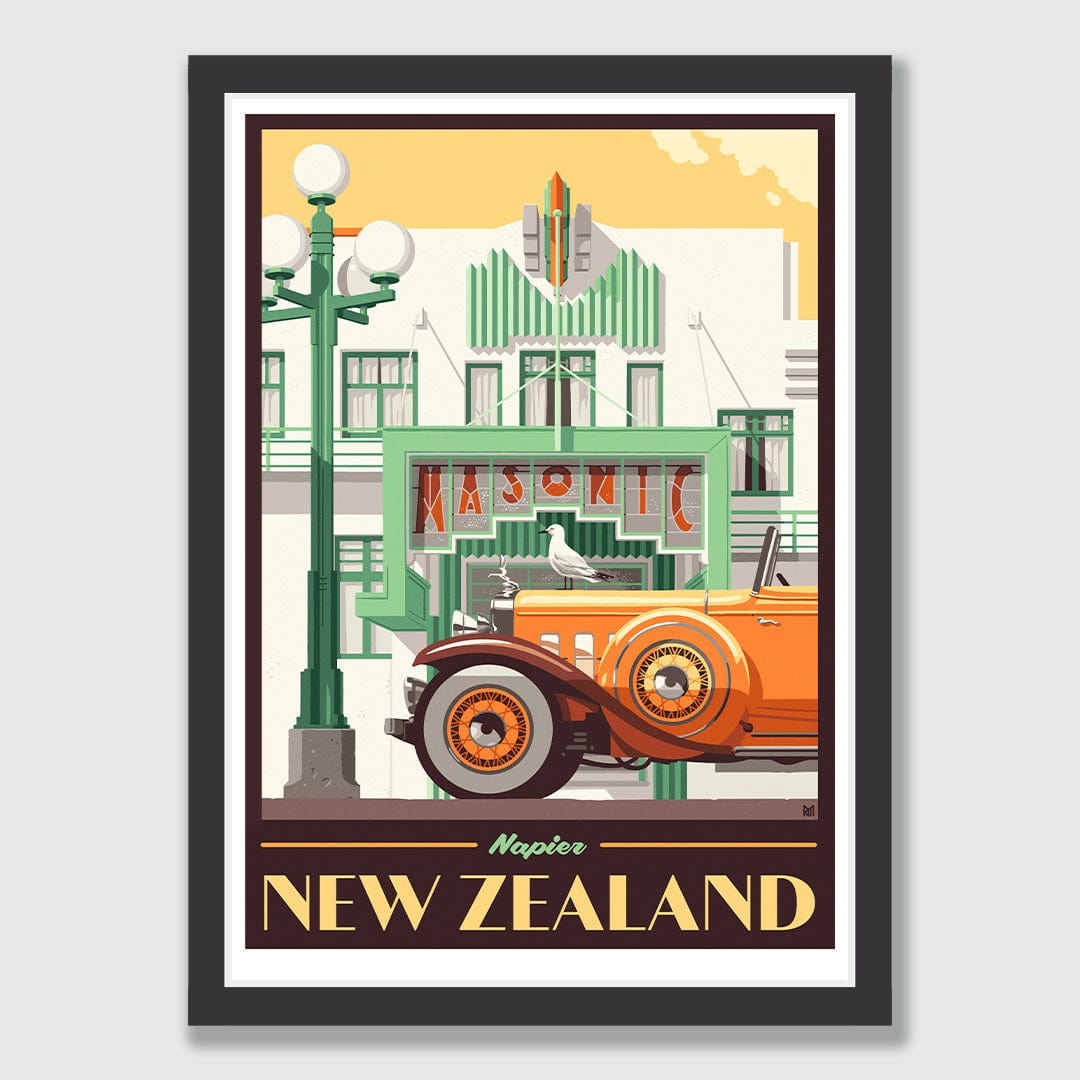Napier Art Print by Ross Murray
