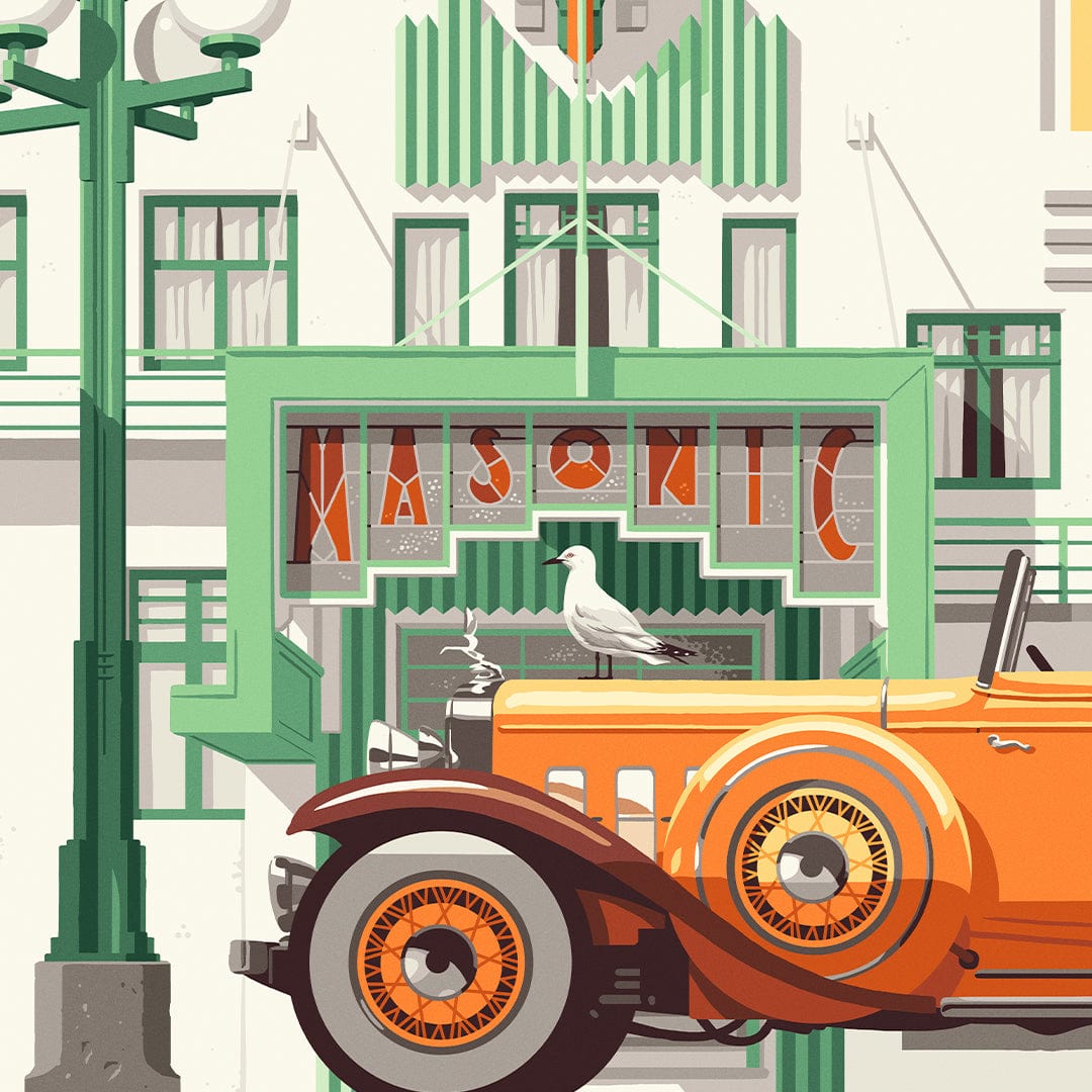 Napier Art Print by Ross Murray