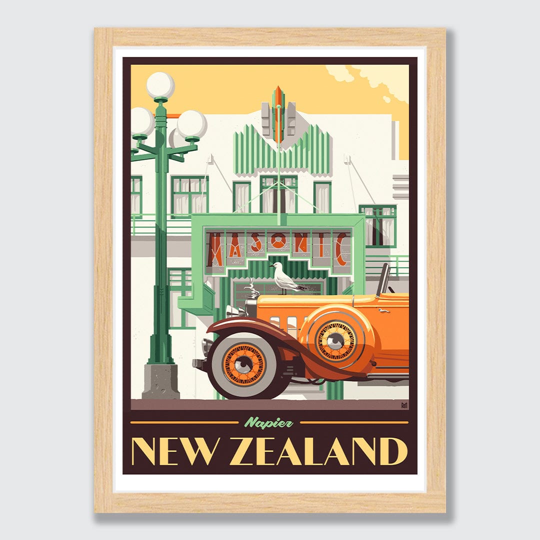 Napier Art Print by Ross Murray