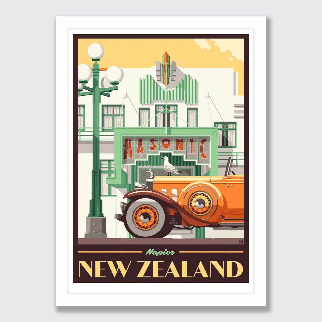 Napier Art Print by Ross Murray